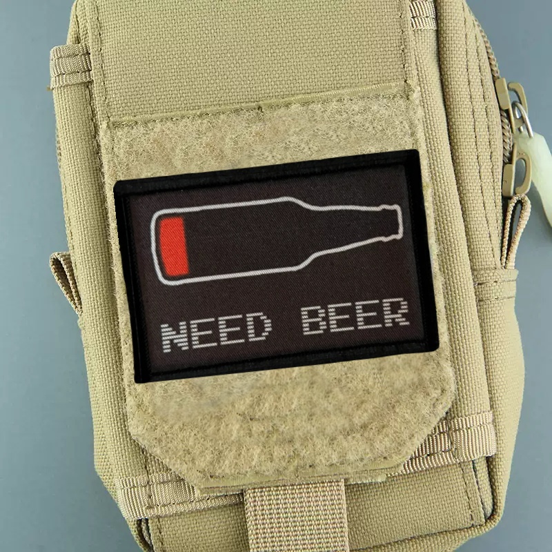 Urban Backpack Tactical - NEED BEER нашивка с принтом на