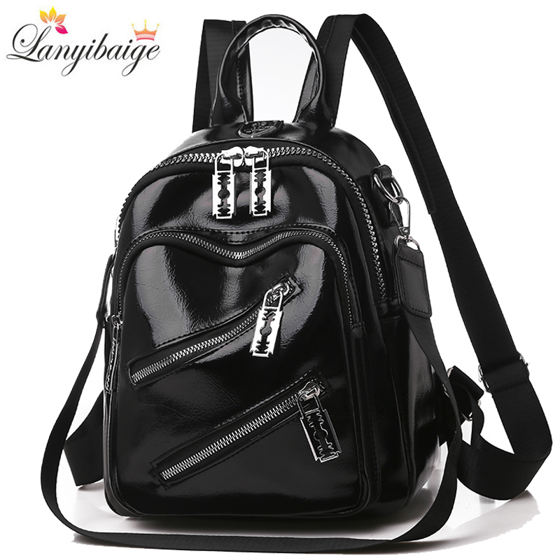 Mini Backpack Purse - Модный женский дизайнерский рюкзак из искусственной