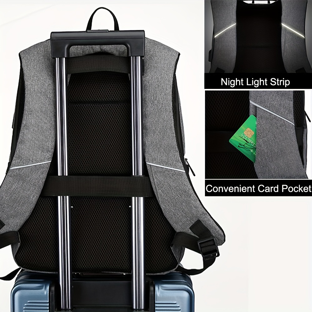 Мужской деловой рюкзак для ноу – обзор и цена Travel Backpack Anti Theft
