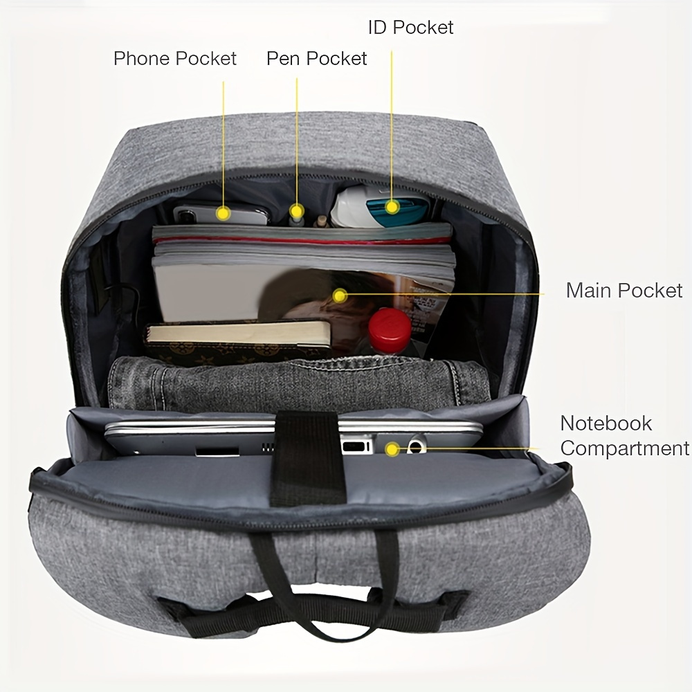 Мужской деловой рюкзак для ноу – обзор и цена Travel Backpack Anti Theft