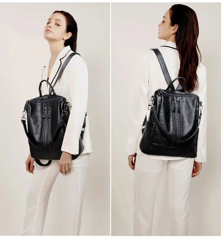 Женский рюкзак из мягкой кожи, – обзор и цена Mini Backpack Purse