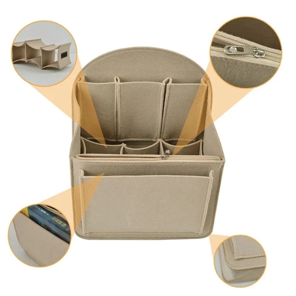 Органайзер для макияжа, фетров – обзор и цена Backpack Insert Organizer